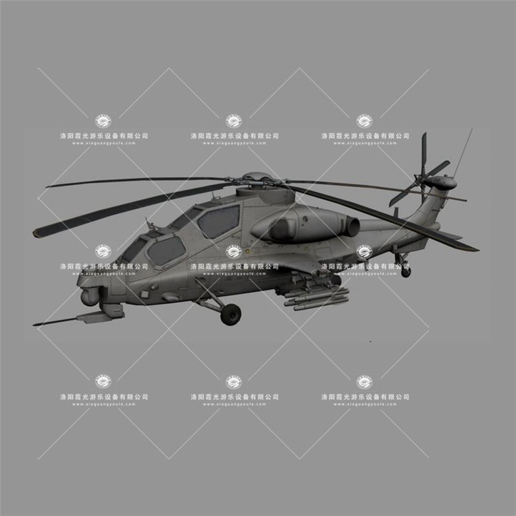 江源武装直升机3D模型